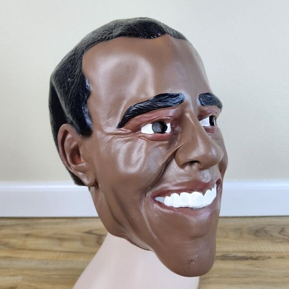 🩵Obama Latex Costume Full Face Mask - Picture 4 of 11